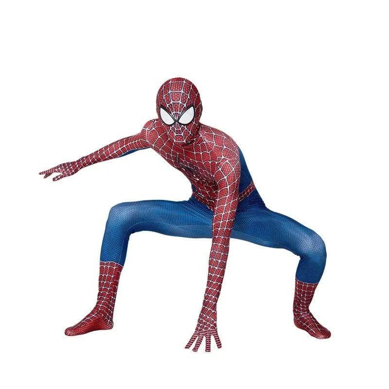 High Quality Superhero Spidermans Costume Bodysuit For Kids Adult Spandex Zentai Halloween Party Cosplay Jumpsuit 3D Style - MadeLuxx