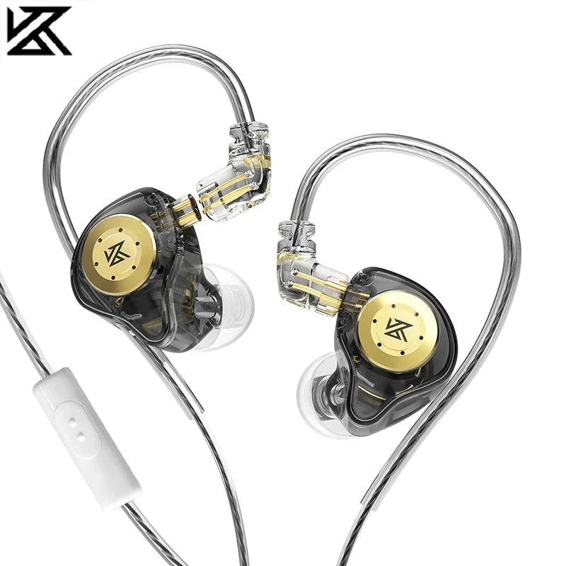 KZ EDX Pro Earphones Dynamic In Ear Monitor HiFi Wired Headphones Bass Stereo Game Music Earplugs Noice Cancelling Headset - MadeLuxx