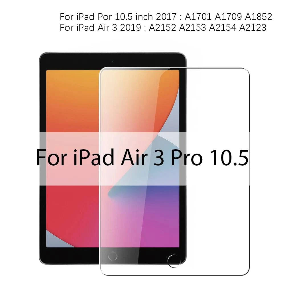 Tempered Glass Screen Protector For Ipad Pro 13 12.9 11 6th M4 M2 2024 Air 5 4 3 2 1 9 9th 10 10th Gen Mini 6 10.9 10.2 9.7 Film - MadeLuxx