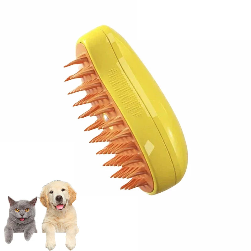 Cat Dog Steamy Brush Steam Brush Electric Sprayer for Massage Pet Grooming tool Shedding 3 in 1 Electric Sprays Massage Combs