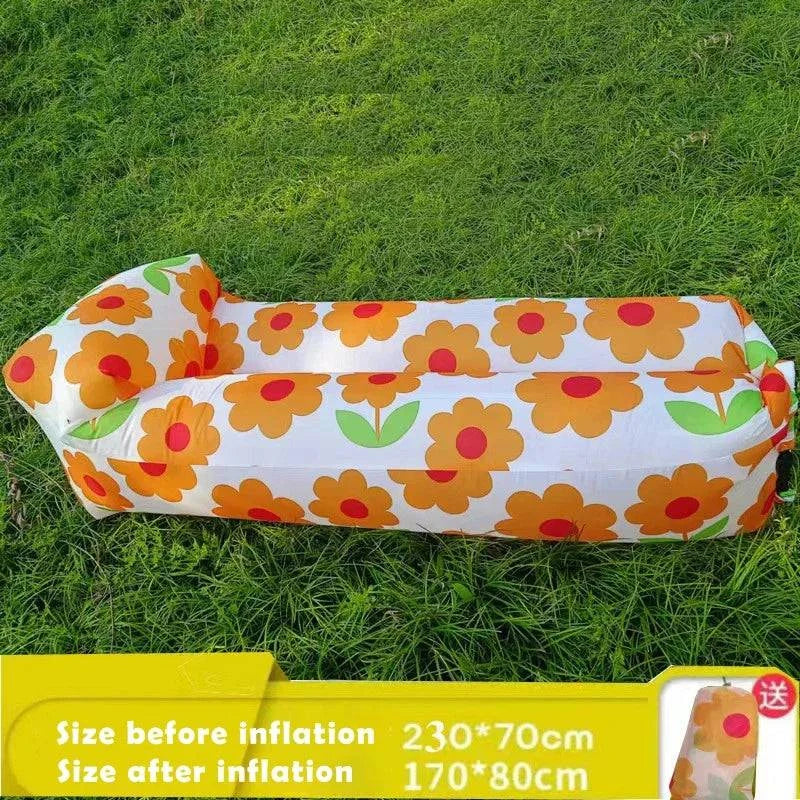 Trend Outdoor Products Fast Infaltable Air Sofa Bed Good Quality Sleeping Bag Inflatable Air Bag Lazy bag Beach Sofa 240*70cm - MadeLuxx