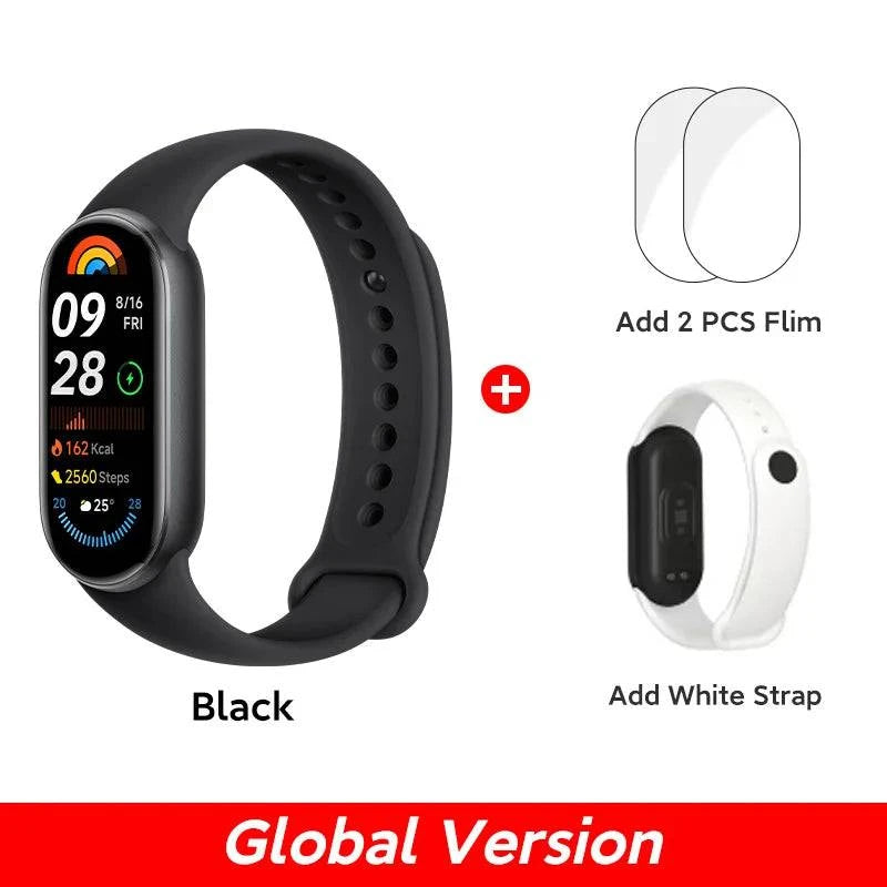 [World Premiere]Global Version Xiaomi Smart Band 9 1.62" AMOLED Display 21-day Battery Life 150+ Sports Modes Sleep Monitoring - MadeLuxx