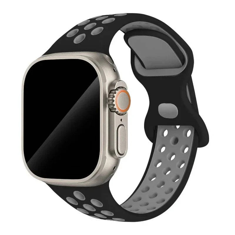 Strap For Apple Watch Band 46mm 44mm 49mm 45mm 40mm 41mm 38 42mm correa Breathable bracelet iwatch series 10 8 SE 7 6 5 9 Ultra - MadeLuxx