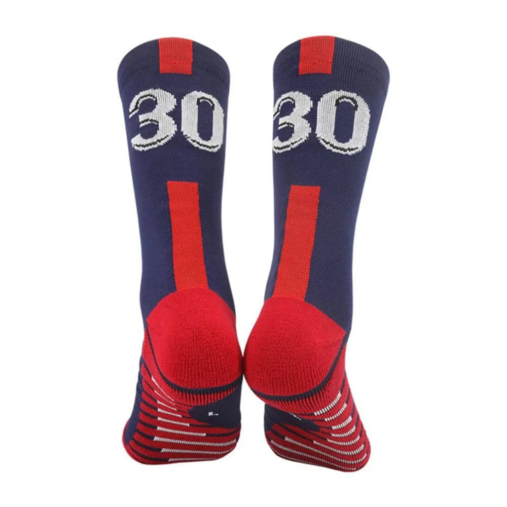 Number Kids Soccer Socks 10# Star 7# Mid-tube Boys Cycling Socks Outdoor Towel Bottom Fashion Men's Sport Football Short Socks - MadeLuxx