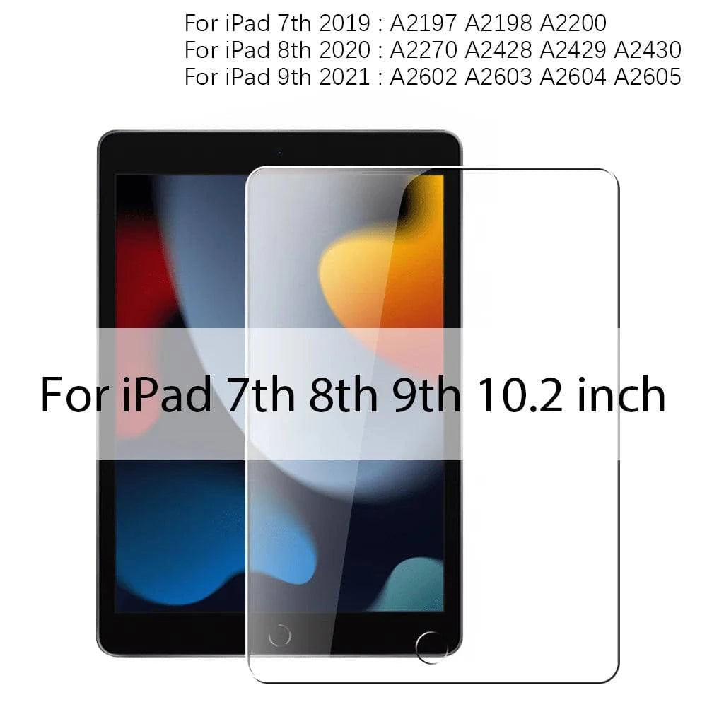 Tempered Glass Screen Protector For Ipad Pro 13 12.9 11 6th M4 M2 2024 Air 5 4 3 2 1 9 9th 10 10th Gen Mini 6 10.9 10.2 9.7 Film - MadeLuxx