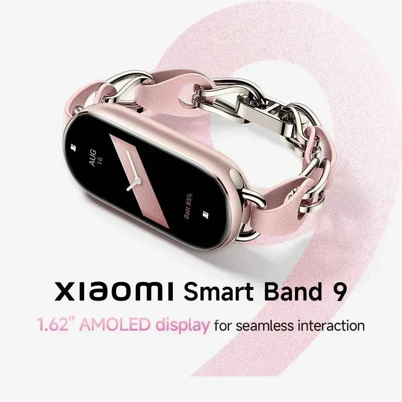 [World Premiere]Global Version Xiaomi Smart Band 9 1.62" AMOLED Display 21-day Battery Life 150+ Sports Modes Sleep Monitoring - MadeLuxx