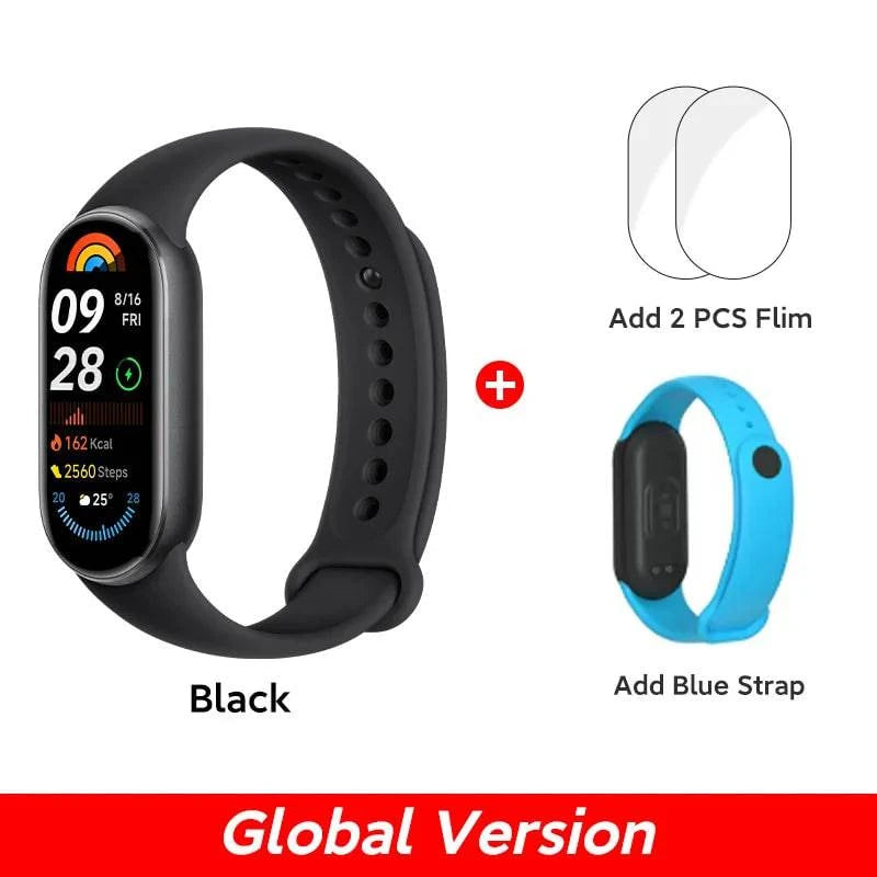 [World Premiere]Global Version Xiaomi Smart Band 9 1.62" AMOLED Display 21-day Battery Life 150+ Sports Modes Sleep Monitoring - MadeLuxx