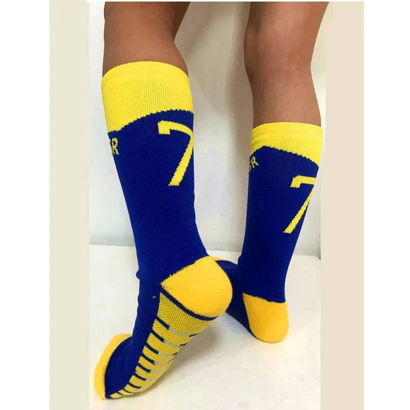 Number Kids Soccer Socks 10# Star 7# Mid-tube Boys Cycling Socks Outdoor Towel Bottom Fashion Men's Sport Football Short Socks - MadeLuxx