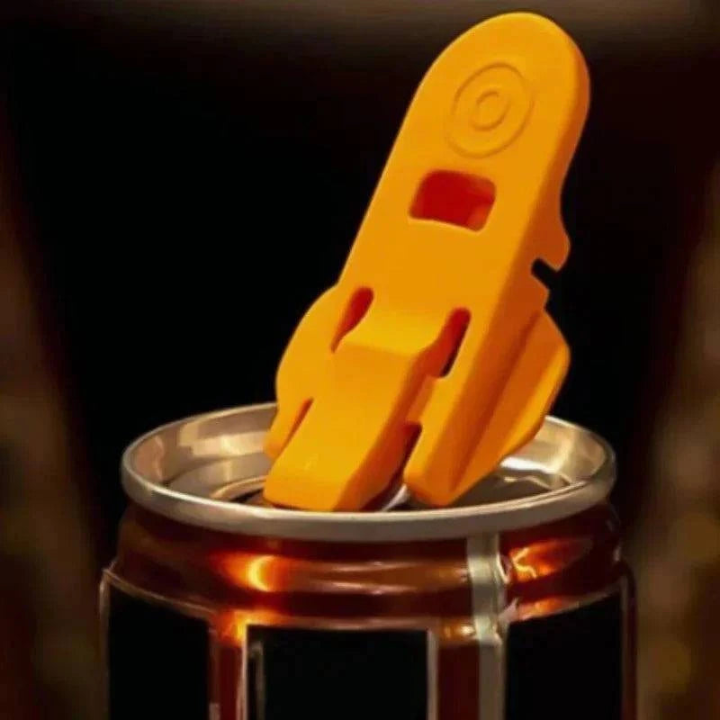 6PCS Easy Can Opener Bottle Opener Plastic Drink Lid Random Color Easy To Use Kitchen Accessories  Cool Gadgets - MadeLuxx