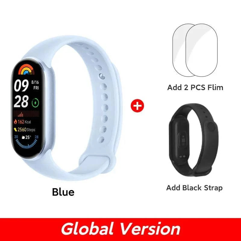 [World Premiere]Global Version Xiaomi Smart Band 9 1.62" AMOLED Display 21-day Battery Life 150+ Sports Modes Sleep Monitoring - MadeLuxx