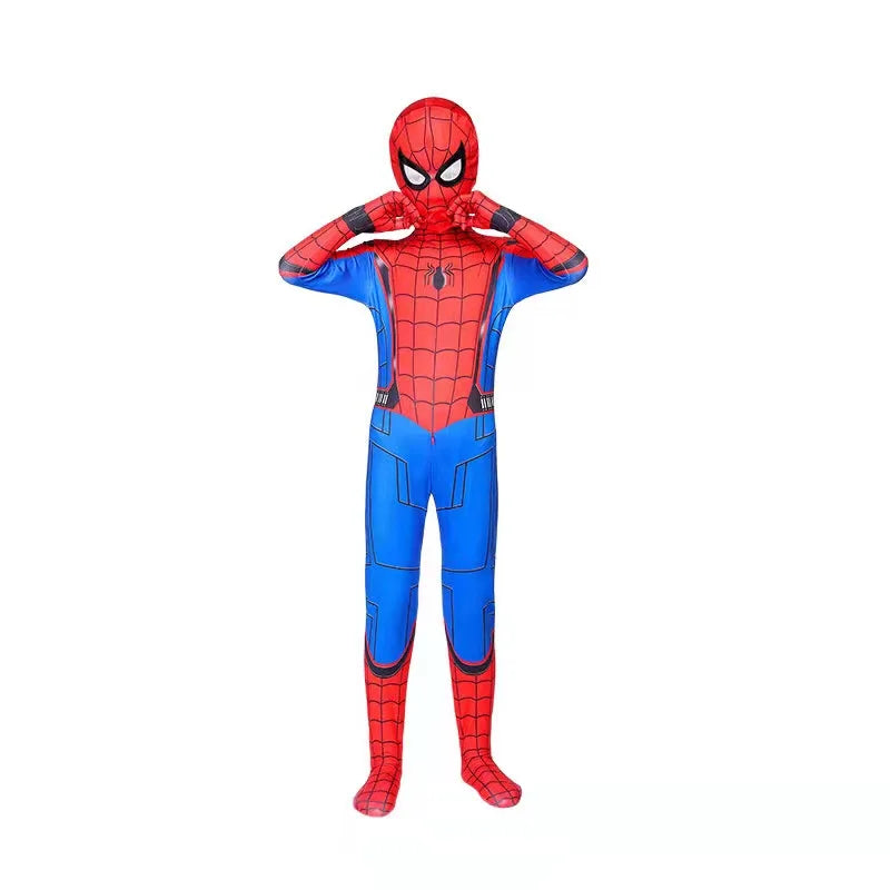 High Quality Superhero Spidermans Costume Bodysuit For Kids Adult Spandex Zentai Halloween Party Cosplay Jumpsuit 3D Style - MadeLuxx