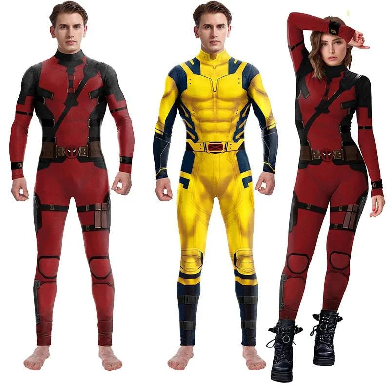 Superhero Wolverine Deadpool Cosplay Jumpsuit Wolverine Cosplay Costume Men Women Halloween Zenti James Howlett Party Bodysuit - MadeLuxx