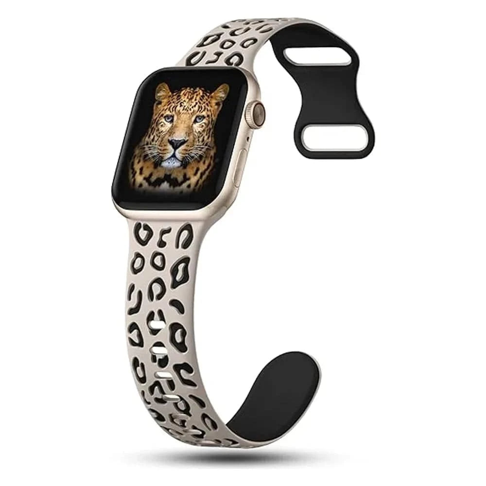 Strap For Apple Watch Band 40mm 44mm 42mm 45mm 41mm 49mm 38mm Silicone Engraved Correa Bracelet Series 8 9 7 SE 6 5 4 ultra 2 3 - MadeLuxx