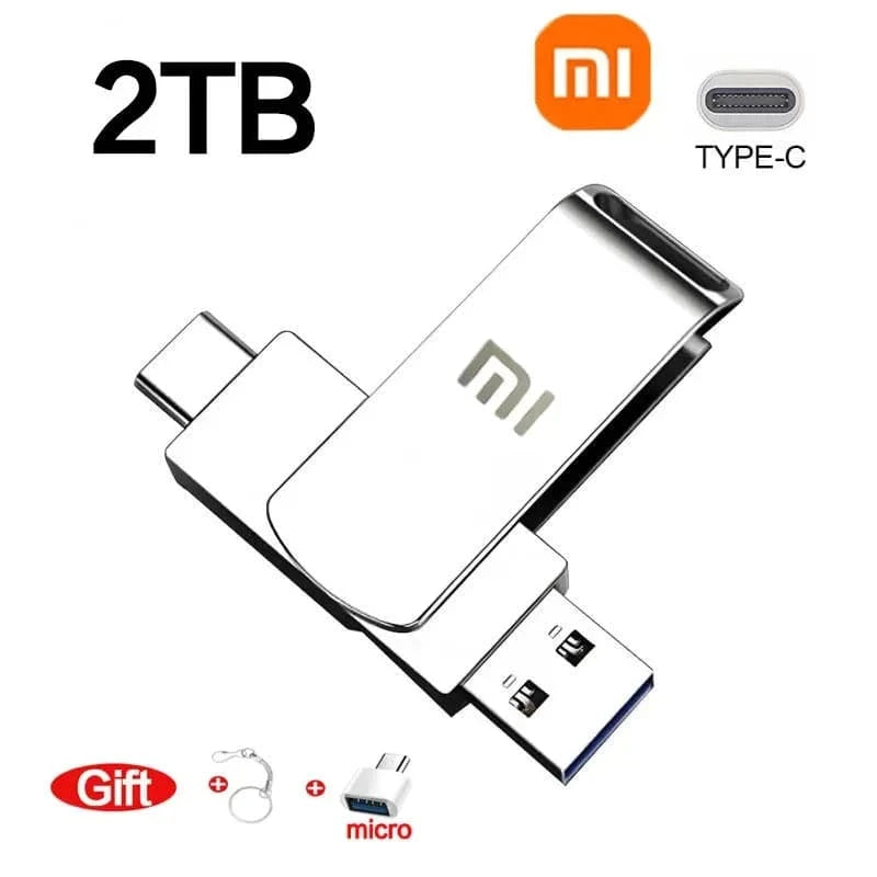 Xiaomi 16TB USB 3.0 Pen Drive 8TB 4TB High Speed Transfer Metal SSD Pendrive Cle Portable U Disk Flash Drive Memoria USB Stick - MadeLuxx