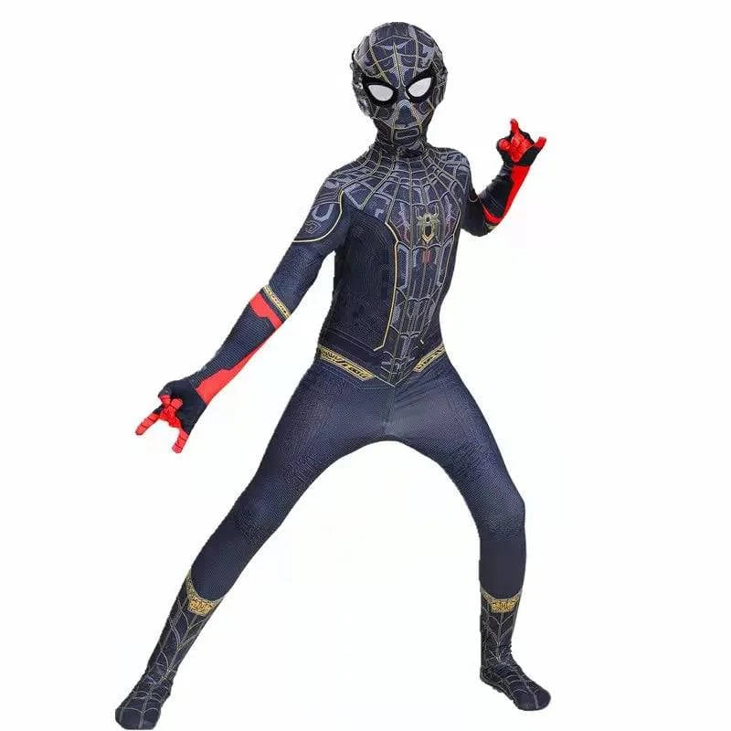 High Quality Superhero Spidermans Costume Bodysuit For Kids Adult Spandex Zentai Halloween Party Cosplay Jumpsuit 3D Style - MadeLuxx