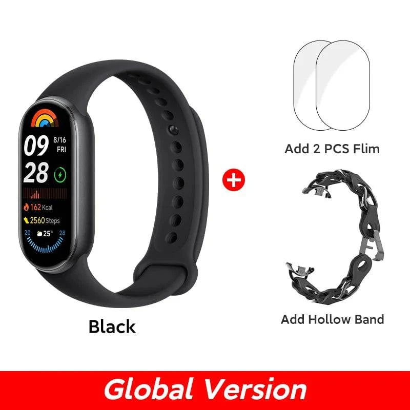 [World Premiere]Global Version Xiaomi Smart Band 9 1.62" AMOLED Display 21-day Battery Life 150+ Sports Modes Sleep Monitoring - MadeLuxx