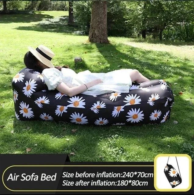 Trend Outdoor Products Fast Infaltable Air Sofa Bed Good Quality Sleeping Bag Inflatable Air Bag Lazy bag Beach Sofa 240*70cm - MadeLuxx