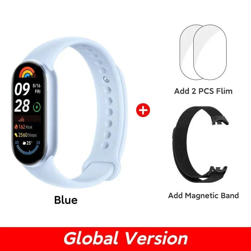 [World Premiere]Global Version Xiaomi Smart Band 9 1.62" AMOLED Display 21-day Battery Life 150+ Sports Modes Sleep Monitoring - MadeLuxx