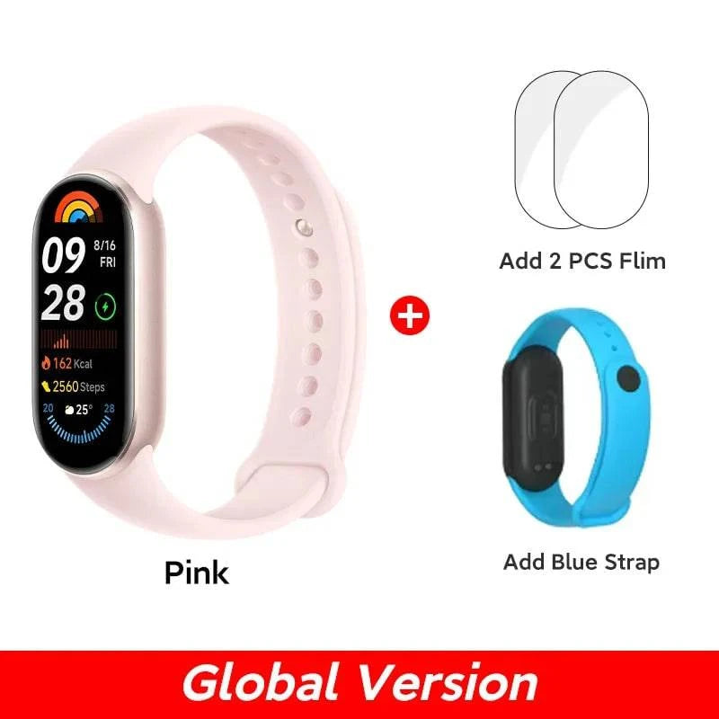 [World Premiere]Global Version Xiaomi Smart Band 9 1.62" AMOLED Display 21-day Battery Life 150+ Sports Modes Sleep Monitoring - MadeLuxx