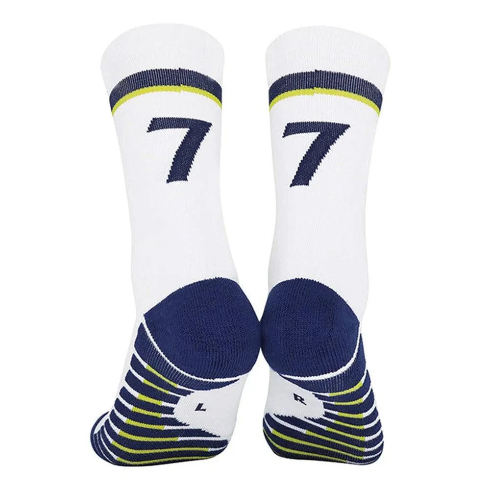 Number Kids Soccer Socks 10# Star 7# Mid-tube Boys Cycling Socks Outdoor Towel Bottom Fashion Men's Sport Football Short Socks - MadeLuxx