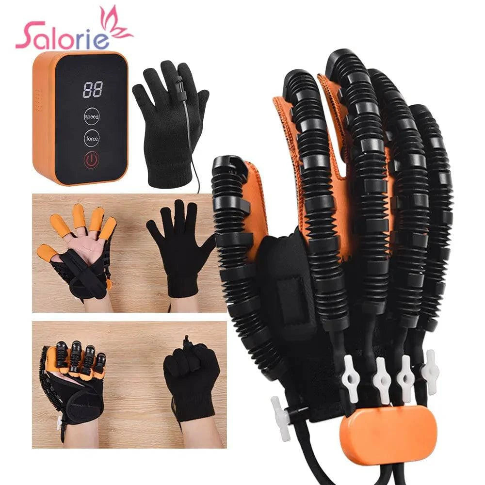 Portable Rehabilitation Robot Gloves Stroke Hemiplegia Cerebral Infarction Training Device Finger Exerciser Hand Function Recovery - MadeLuxx