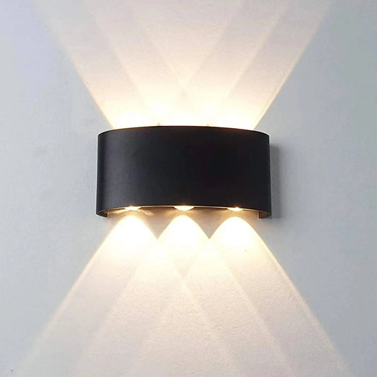 LED Wall Sconces Modern Indoor Outdoor Lamp, White Up Down Wall Mount Lights - MadeLuxx