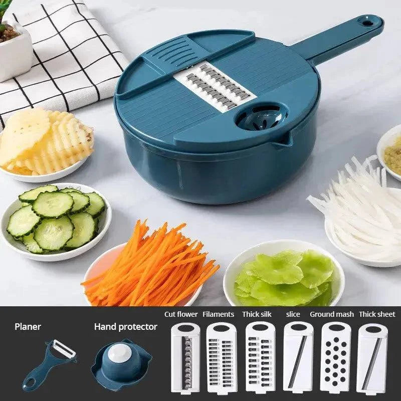 Manually Cut Shred Grater Salad Vegetable Chopper Carrots Potatoes Made Luxx