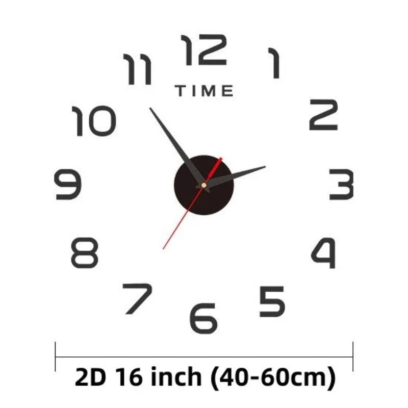 Modern Design Large Wall Clock 3D DIY Quartz Clocks Fashion Watches - MadeLuxx