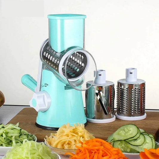 Manual Rotary Vegetable Slicer Cutter Kitchen Vegetable Cheese Grater Chopper Made Luxx