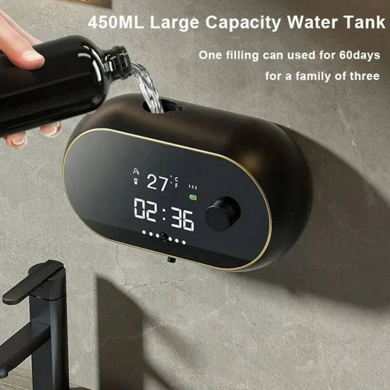 Creative Liquid Foam Soap Dispensers Time Temperature Automatic - MadeLuxx