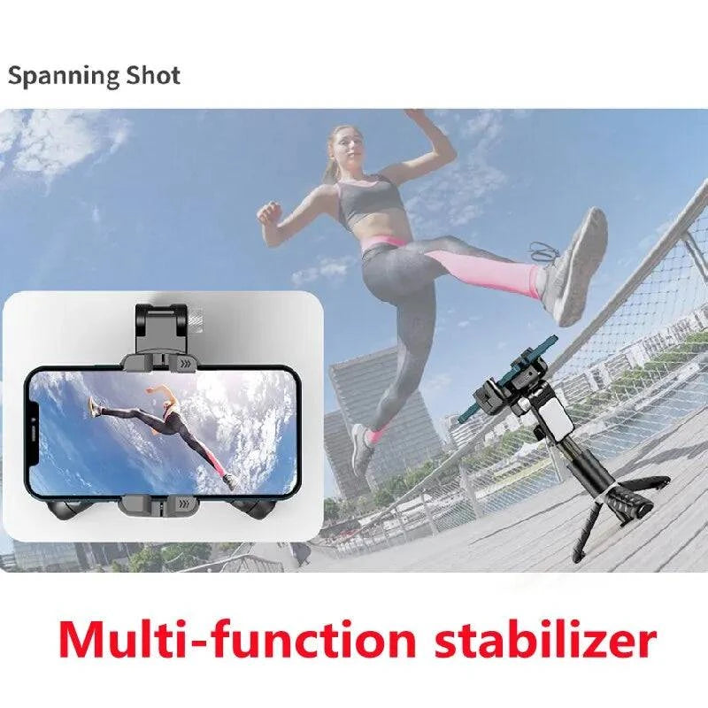 360 Rotation Following Shooting Mode Gimbal Stabilizer Selfie Stick - MadeLuxx