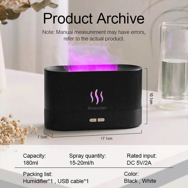 Kinscoter Aroma Diffuser Air Humidifier Ultrasonic Cool Mist Maker Fogger - MadeLuxx