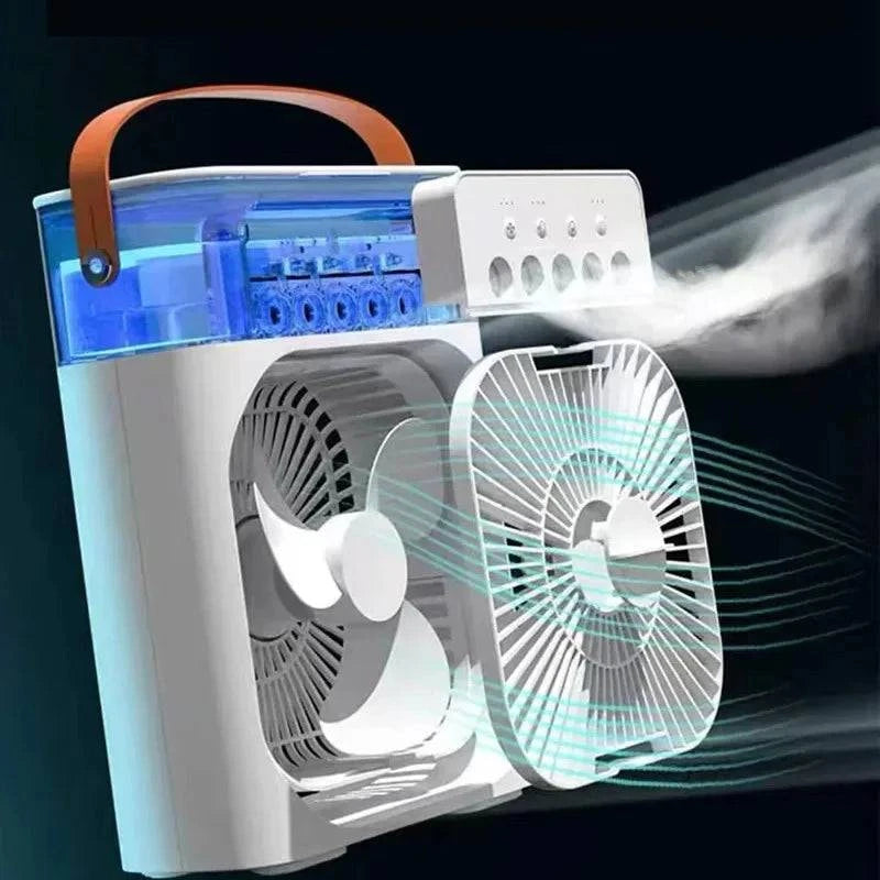 Portable  Fan AIr Conditioner Household Small Air Cooler LED Night Lights - MadeLuxx