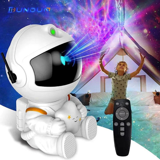 Star Projector Galaxy Night Light Astronaut Space Projector Starry LED Lamp - MadeLuxx