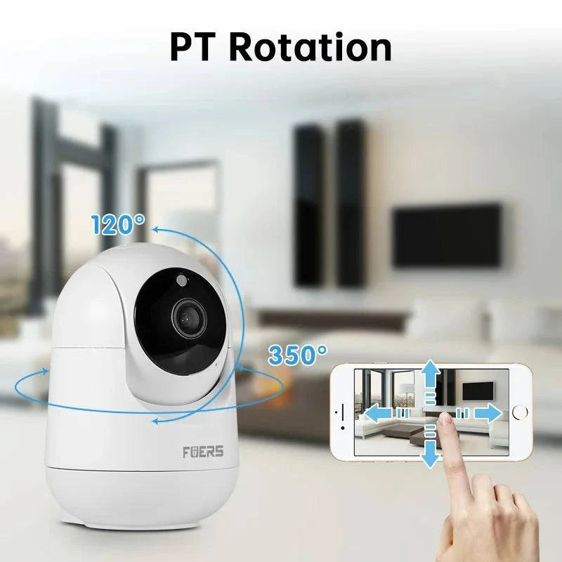 Fuers Indoor WiFi IP Camera Tuya Smart Home Wireless Surveillance Cam Night Visual CCTV Security Baby Monitor AI Detector - MadeLuxx