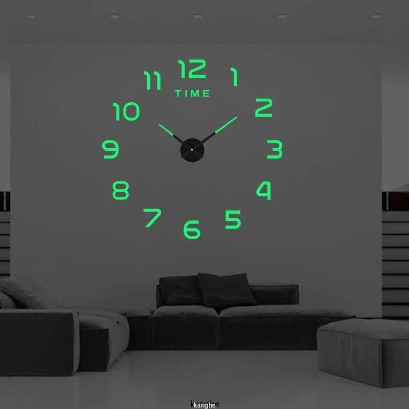 Modern Design Large Wall Clock 3D DIY Quartz Clocks Fashion Watches - MadeLuxx