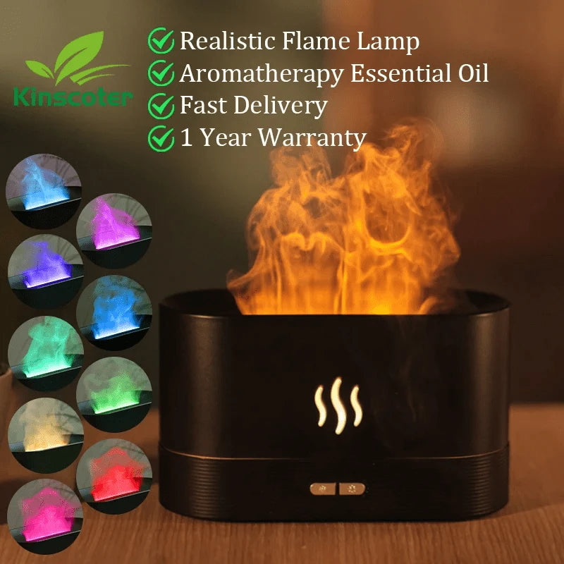 Kinscoter Aroma Diffuser Air Humidifier Ultrasonic Cool Mist Maker Fogger - MadeLuxx