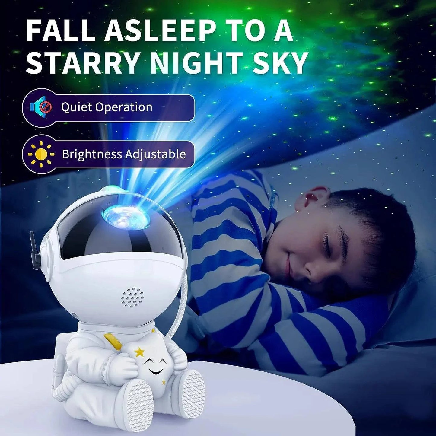 Star Projector Galaxy Night Light Astronaut Space Projector Starry LED Lamp - MadeLuxx