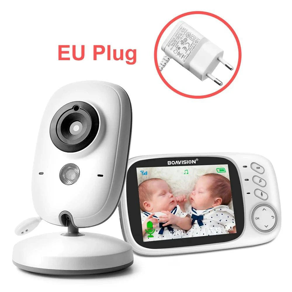 VB603 Video Baby Monitor 2.4G Wireless With 3.2 Inches LCD 2 Way Audio Talk Night Vision Surveillance Security Camera Babysitter - MadeLuxx