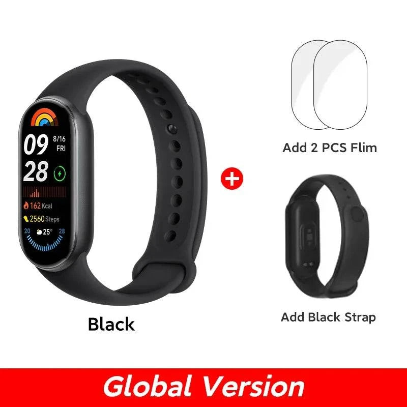 [World Premiere]Global Version Xiaomi Smart Band 9 1.62" AMOLED Display 21-day Battery Life 150+ Sports Modes Sleep Monitoring - MadeLuxx