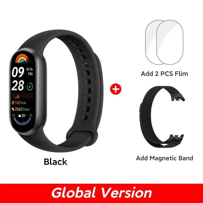 [World Premiere]Global Version Xiaomi Smart Band 9 1.62" AMOLED Display 21-day Battery Life 150+ Sports Modes Sleep Monitoring - MadeLuxx