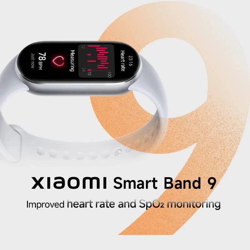 [World Premiere]Global Version Xiaomi Smart Band 9 1.62" AMOLED Display 21-day Battery Life 150+ Sports Modes Sleep Monitoring - MadeLuxx