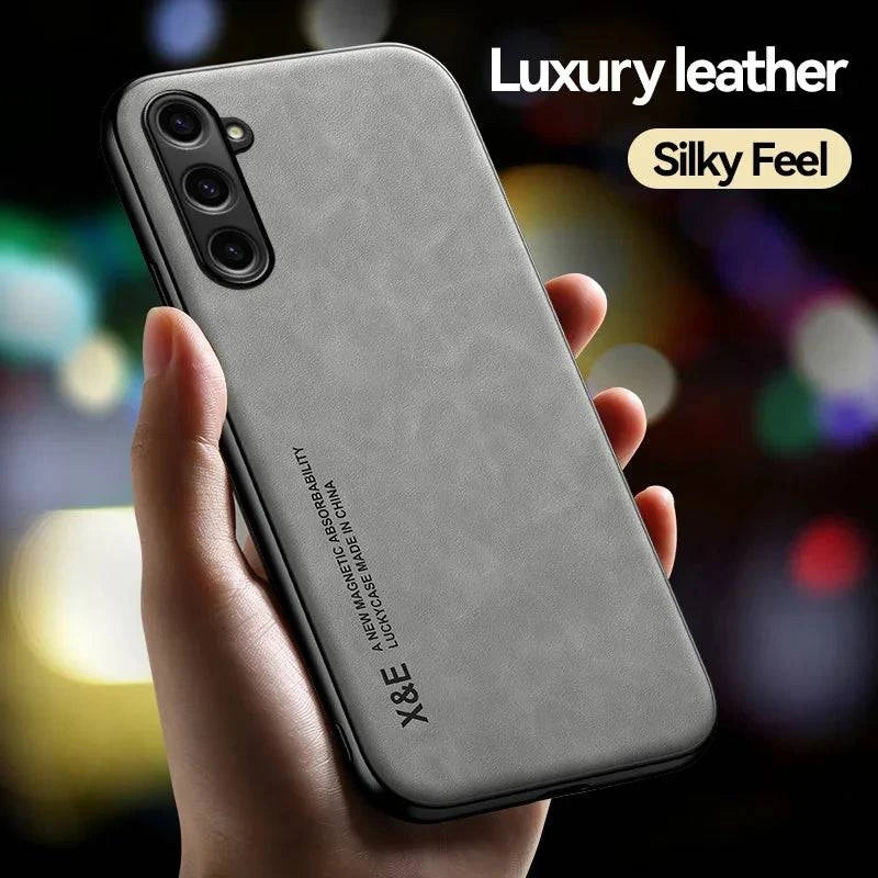 Case for Samsung Galaxy S24 S23 FE S23 Ultra Protective Cover For Galaxy S22 S21 S20 Plus S10 S9 S8 Magnetic Holder Phone Coque - MadeLuxx