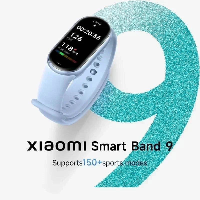 [World Premiere]Global Version Xiaomi Smart Band 9 1.62" AMOLED Display 21-day Battery Life 150+ Sports Modes Sleep Monitoring - MadeLuxx