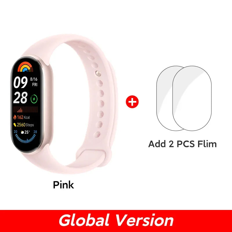 [World Premiere]Global Version Xiaomi Smart Band 9 1.62" AMOLED Display 21-day Battery Life 150+ Sports Modes Sleep Monitoring - MadeLuxx