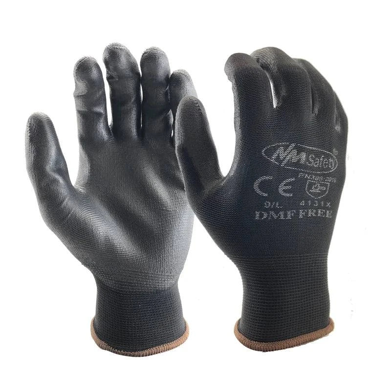 24Pieces/12Pairs Professional Working Protective Gloves For Men Construction Women Garden Nylon Running Glove Obtained CE EN388. - MadeLuxx