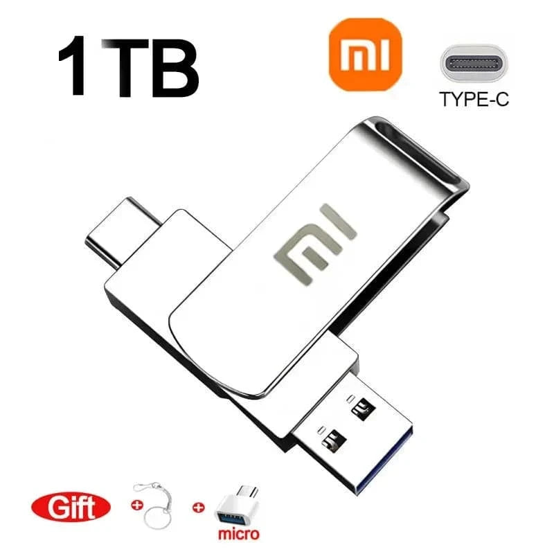 Xiaomi 16TB USB 3.0 Pen Drive 8TB 4TB High Speed Transfer Metal SSD Pendrive Cle Portable U Disk Flash Drive Memoria USB Stick - MadeLuxx