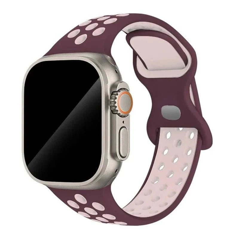 Strap For Apple Watch Band 46mm 44mm 49mm 45mm 40mm 41mm 38 42mm correa Breathable bracelet iwatch series 10 8 SE 7 6 5 9 Ultra - MadeLuxx