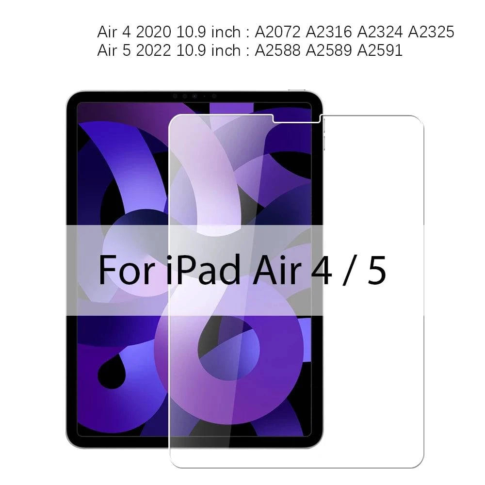 Tempered Glass Screen Protector For Ipad Pro 13 12.9 11 6th M4 M2 2024 Air 5 4 3 2 1 9 9th 10 10th Gen Mini 6 10.9 10.2 9.7 Film - MadeLuxx