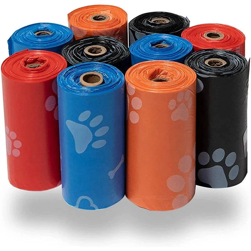 120 Rolls Dog Poop Bag Outdoor Cleaning Poop Bag Outdoor Clean Pets Supplies for Dog 15Bags/Roll Refill Garbage Bag Pet Supplies - MadeLuxx